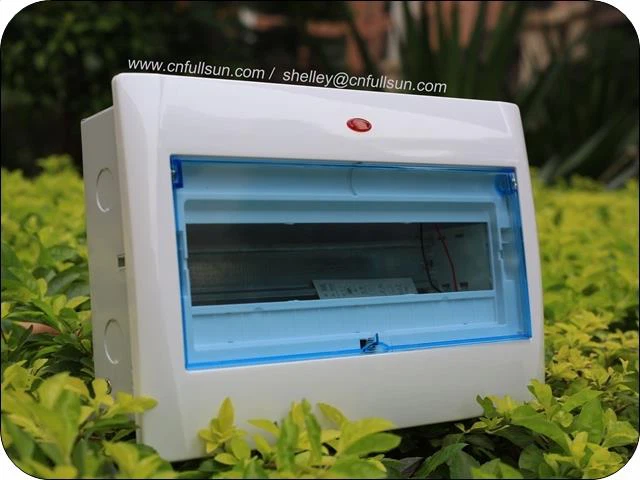 Caja de distribución con luz indicadora