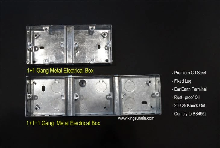 2 Gang Shallow Electrical Box