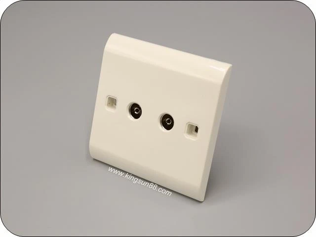 Enchufe de TV de 2 pandillas
