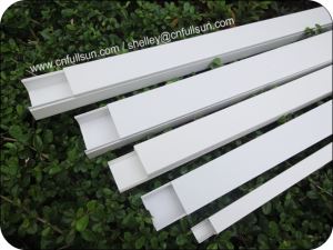 Canaleta de PVC Fácil instalación Resistente al envejecimiento para cables eléctricos