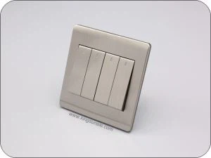 Interruptor de 4 cuadrillas de acero inoxidable