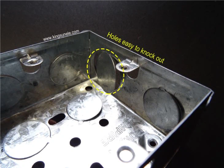 Two Gang Electrical Back Box