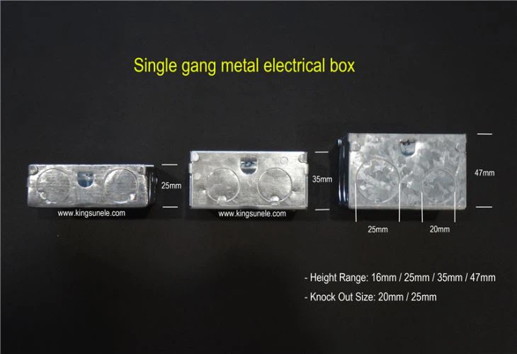 Two Gang Electrical Wall Box