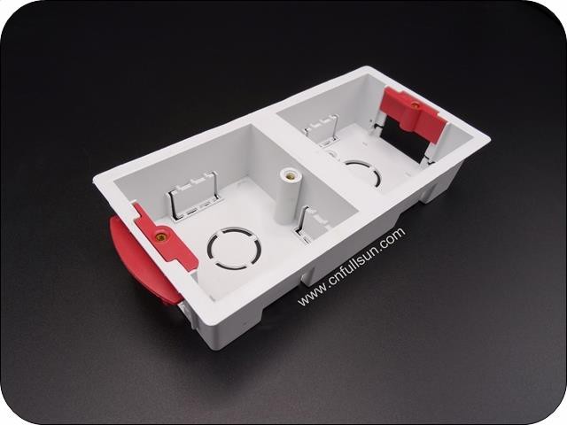 Caja eléctrica de PVC Superficie lisa BS Estándar